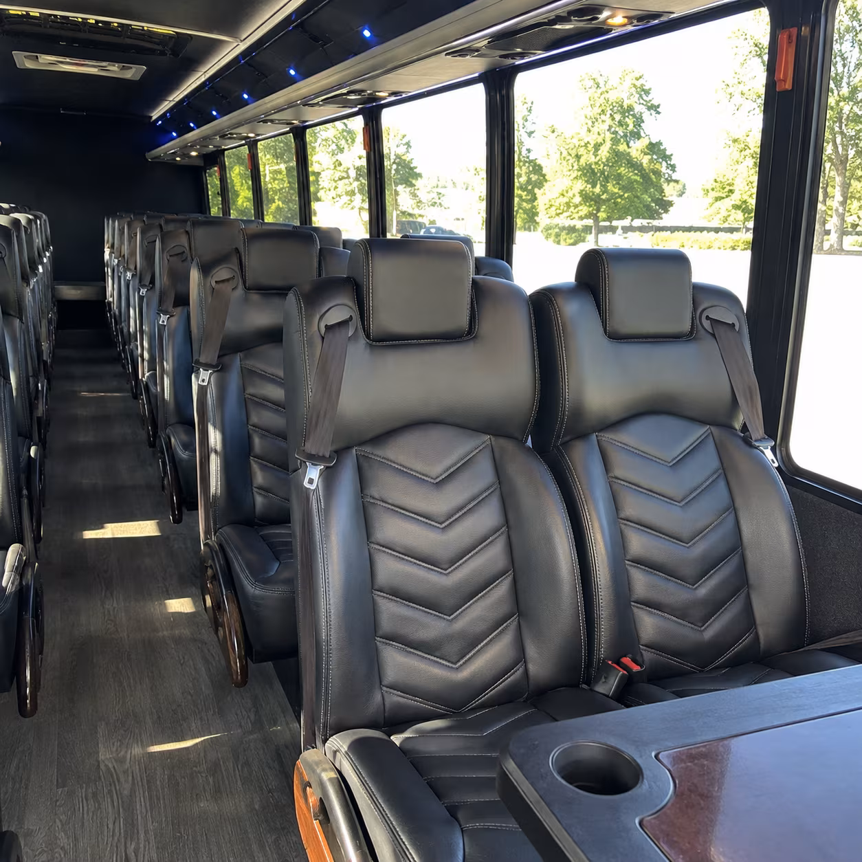 can i book a one way a round trip or a multi day package for a bus rental in huntsville