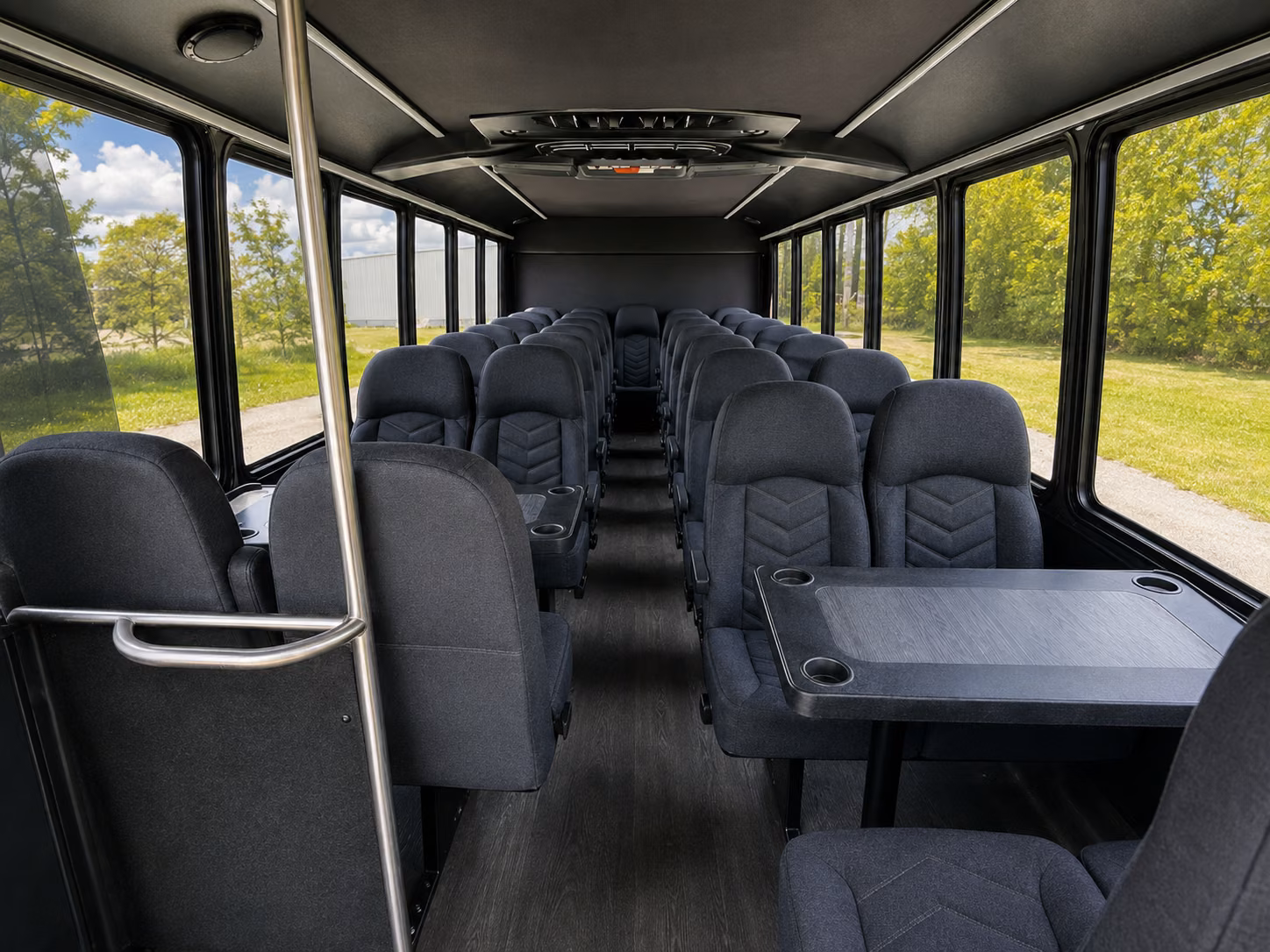 huntsville 15 passenger minibus interior