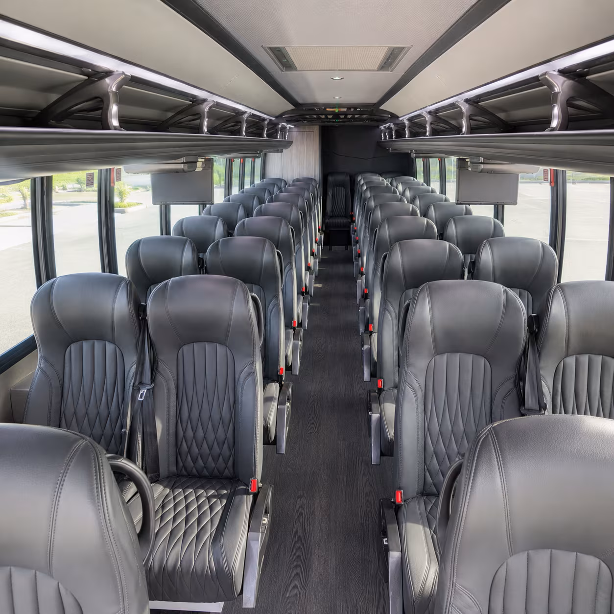 huntsville 35 passenger minibus interior