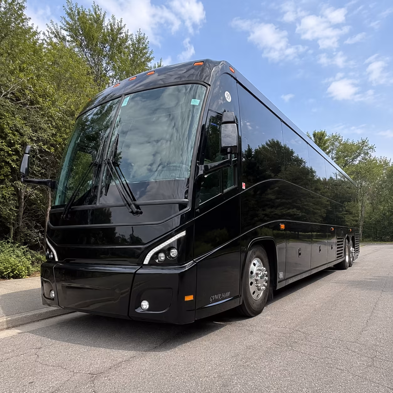 huntsville 56 passenger charter bus