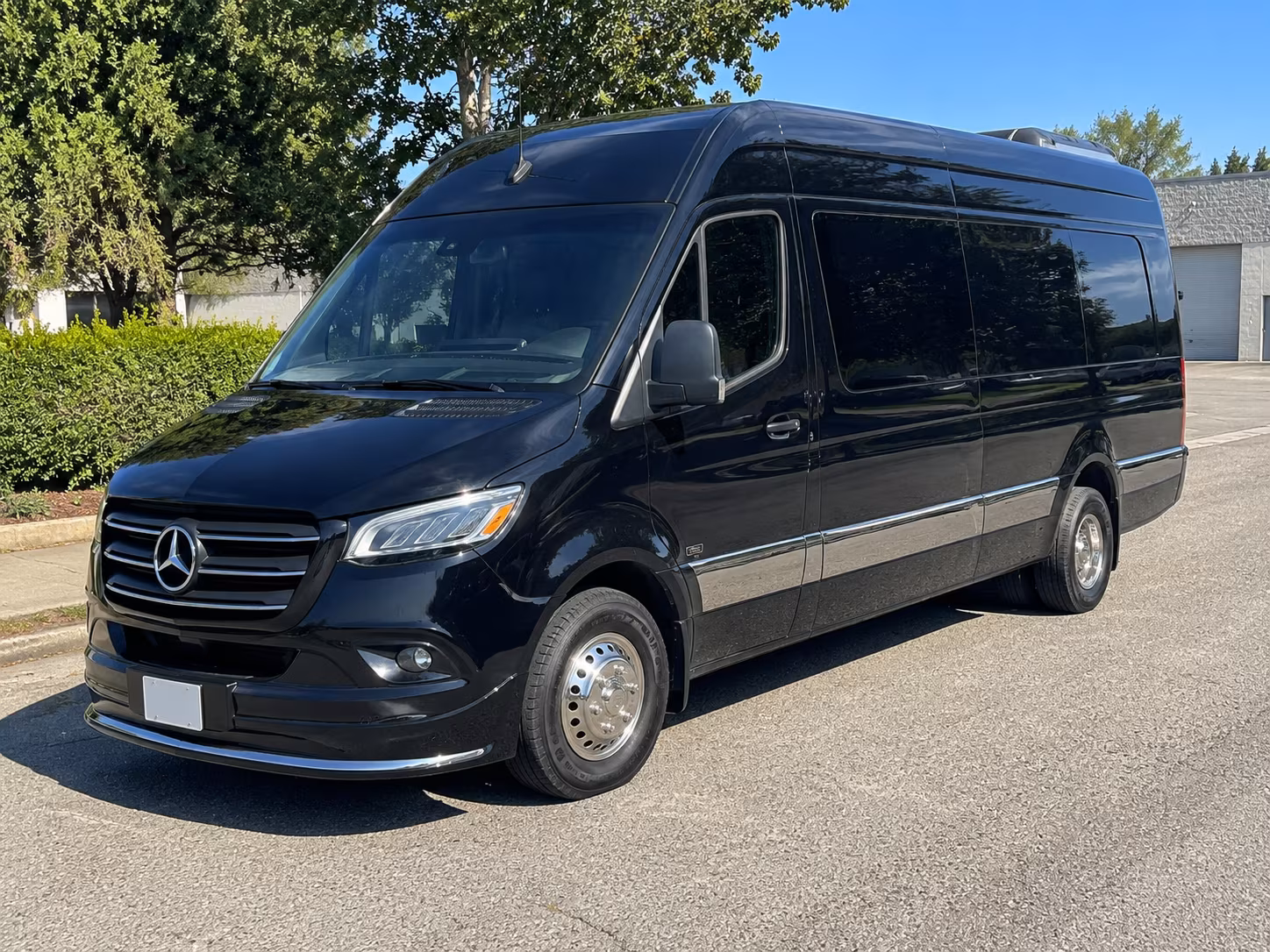 huntsville sprinter van with driver
